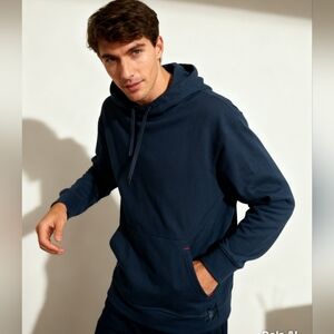 SAXX Tech Hoodie XL Black Performance Pullover Athletic Stretch Hoodie Men